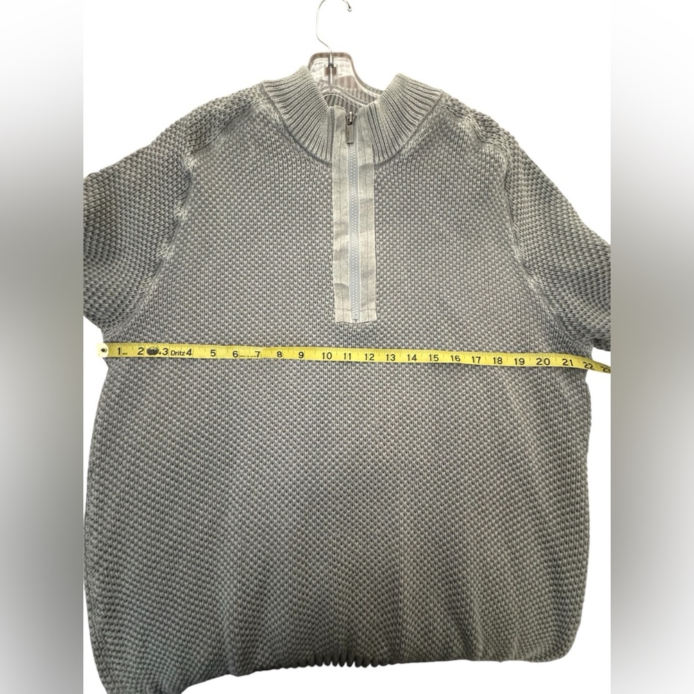Gray Textured Sweater - Picture 3 of 6